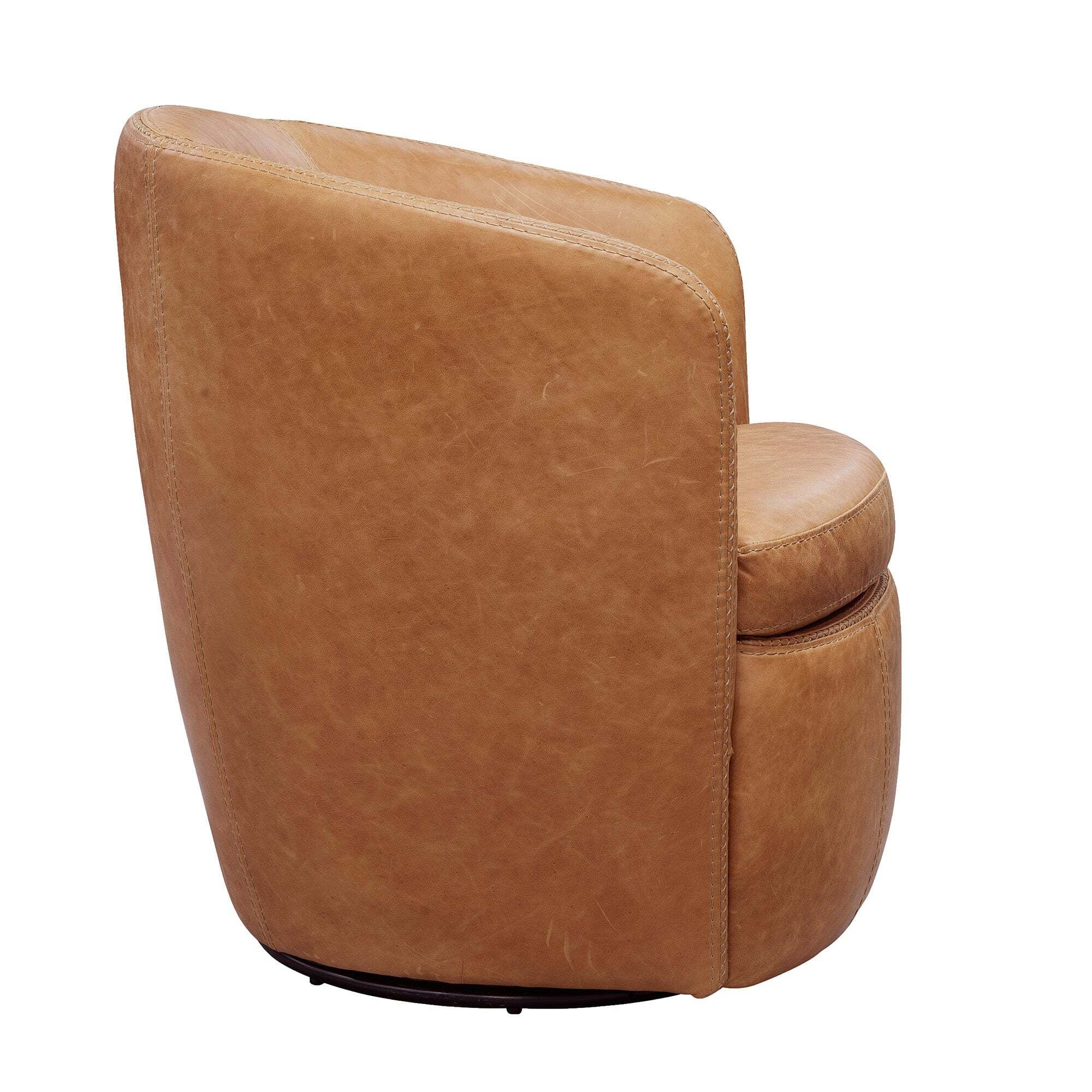 Swivel Barrel Chair