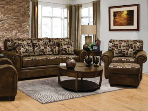 Rustic 3-Piece Living Room Set