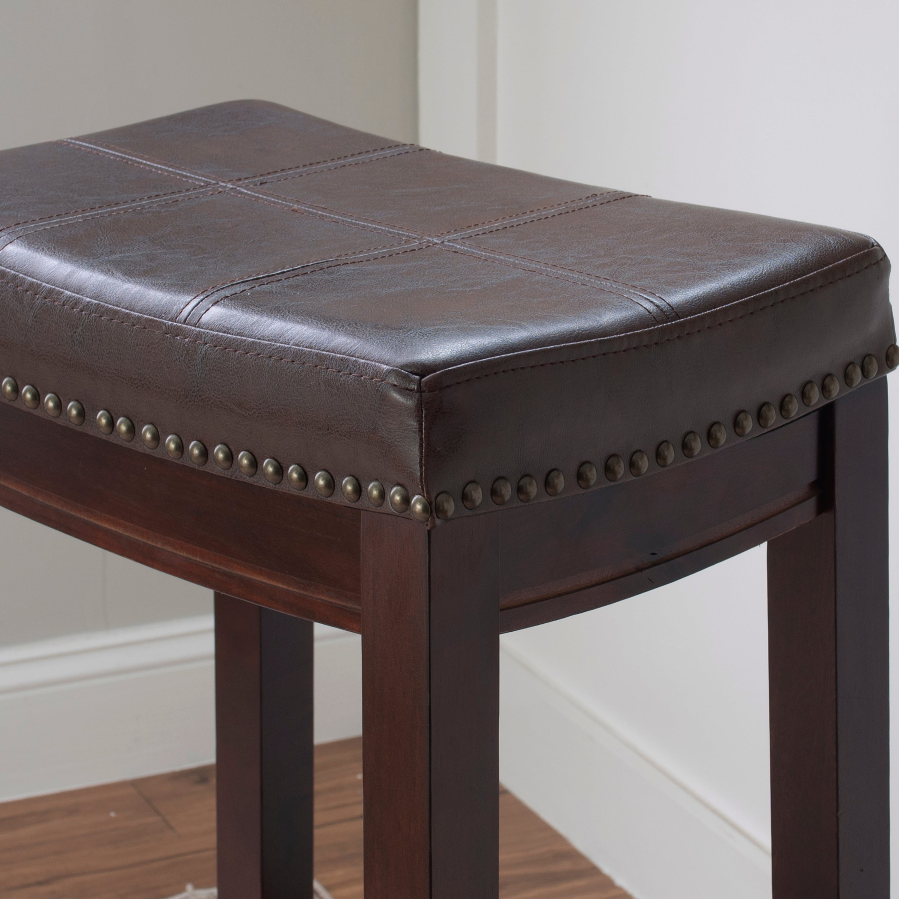 Linon Claridge Upholstered Bar Stool