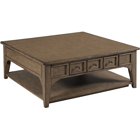 Transitional Beatrix Square Coffee Table