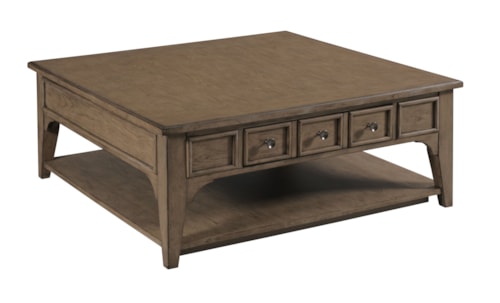 Transitional Beatrix Square Coffee Table