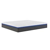 Shock And Awe 12"" Hybrid Queen Mattress- Expanded