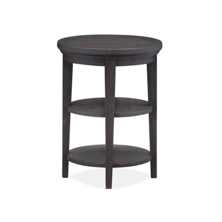 Round Accent End Table