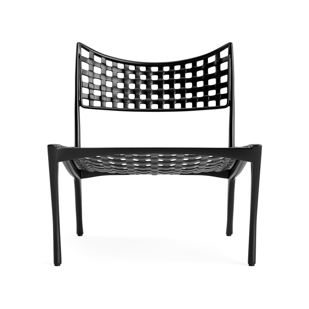 Classic Cast Aluminum Armless Lounge Chair