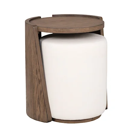 Contemporary Bunching End Table