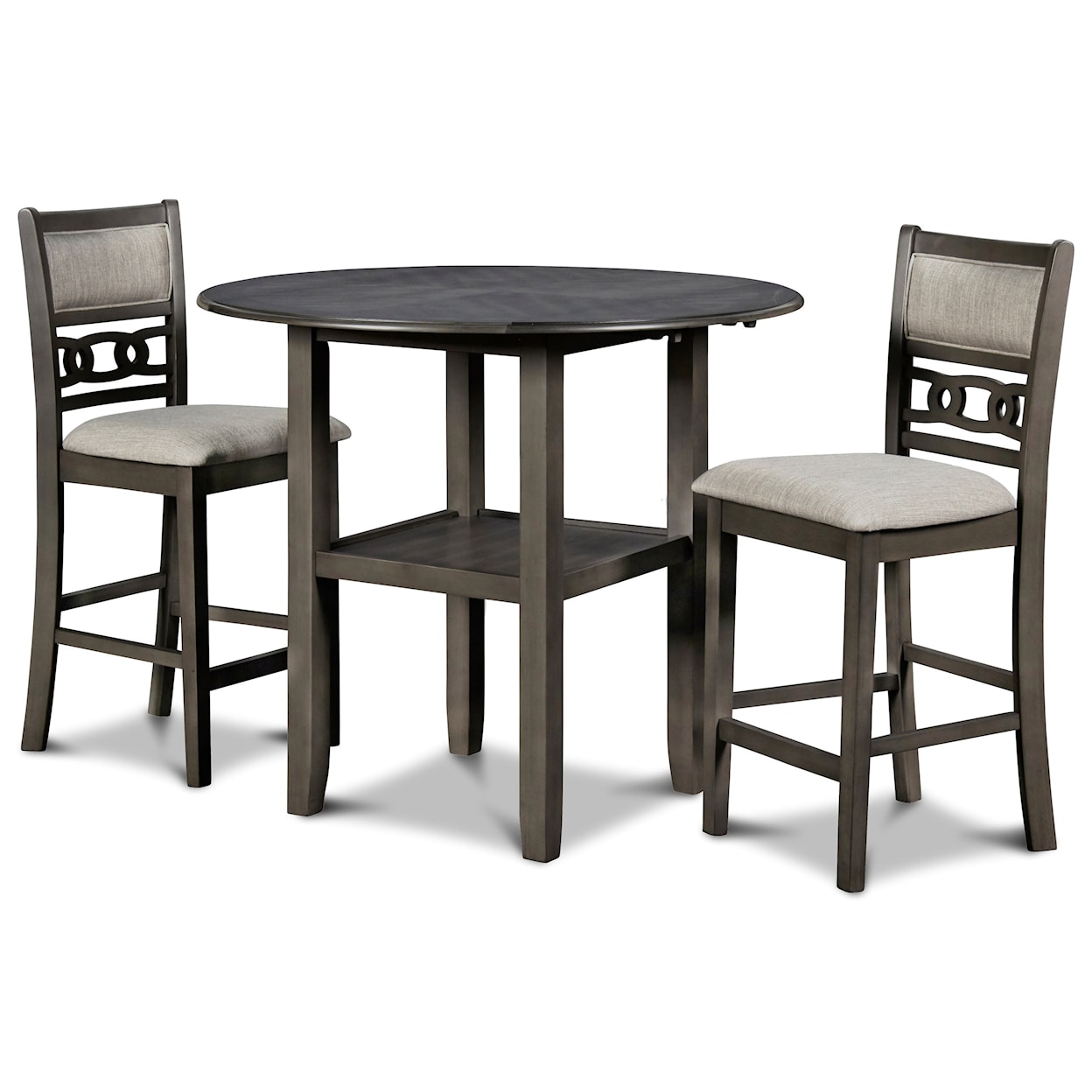 New Classic Gia 3-Piece Counter Table and Chair Set