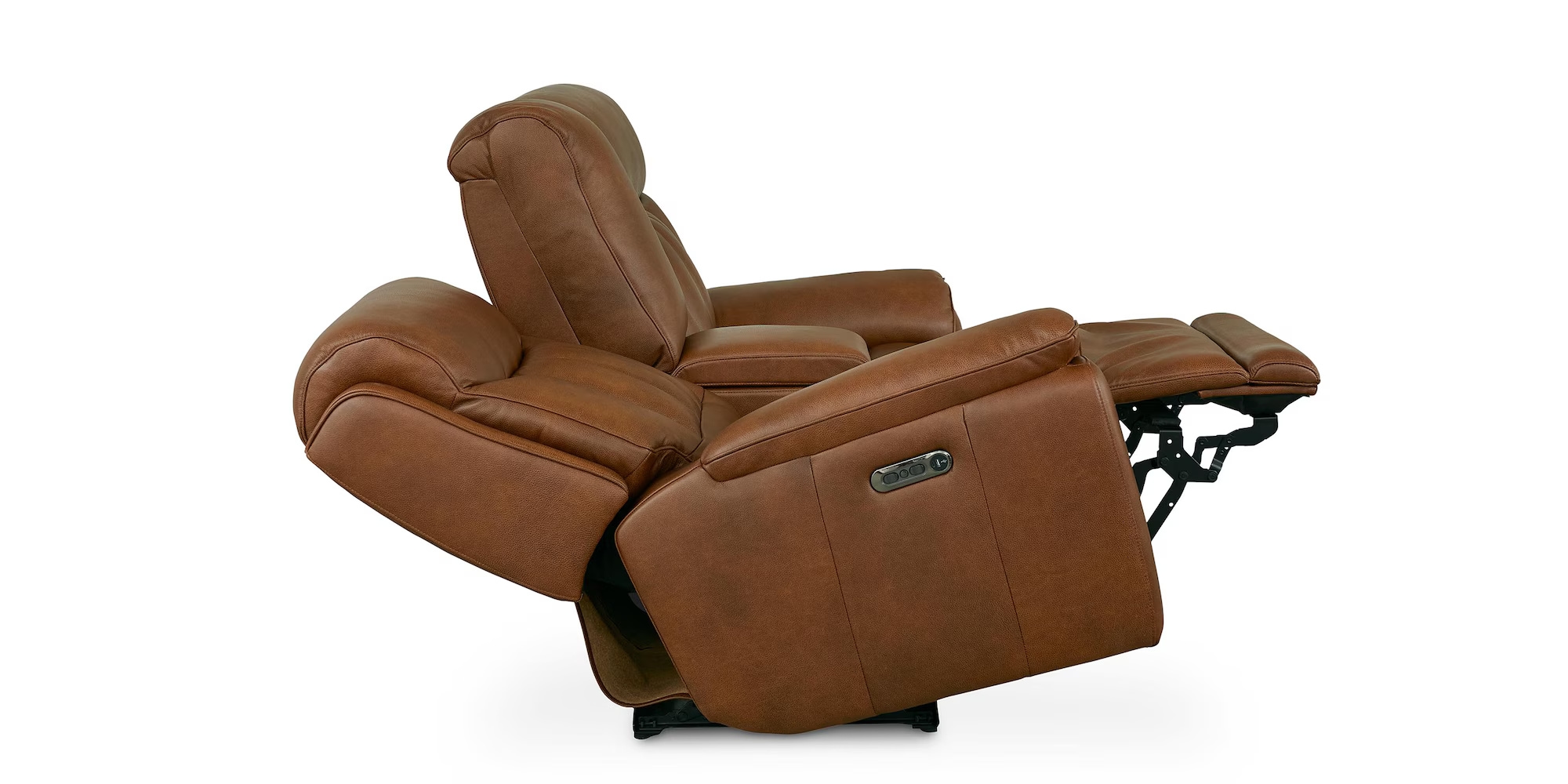 Bassett Club Level - Benson Benson Power Reclining Loveseat w/ Console