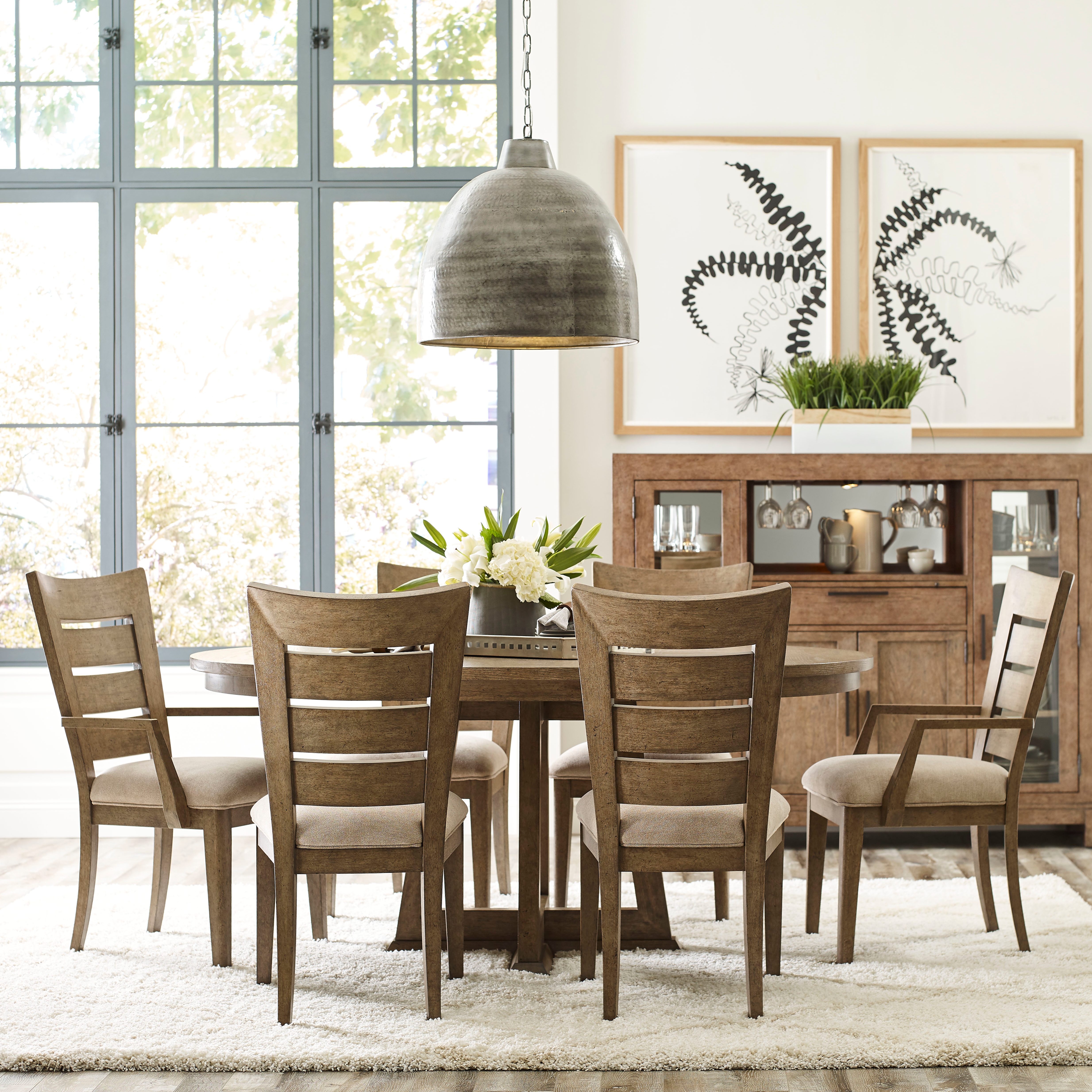 John Thomas SELECT Dining C 20Bx4 T 42XBT 7XBx1 5 Piece Dining Set