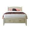 Mavin Tribeca Queen Arched Footboard Storage Bed