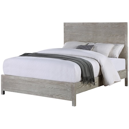 Transitional Panel California King Bed