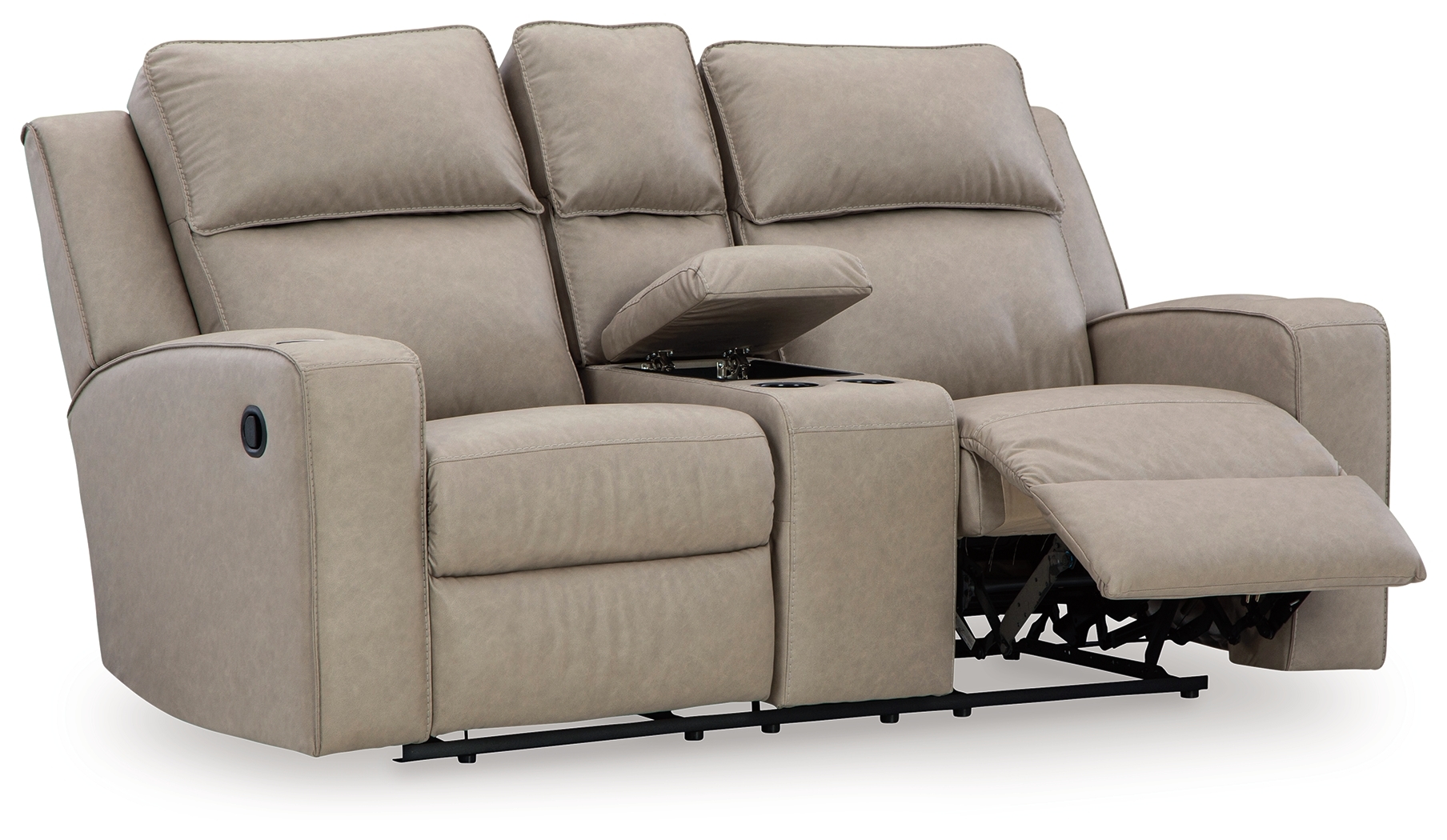 Signature Design by Ashley Lavenhorne Reclining Loveseat With Console