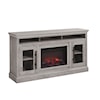 Aspenhome Manchester 73" Fireplace Console with Glass Doors