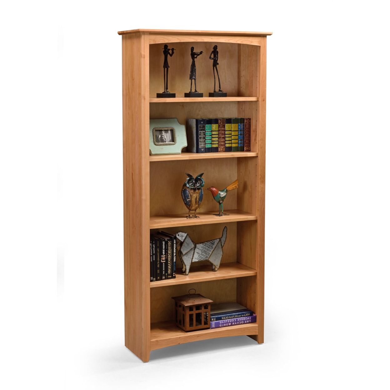 Archbold Furniture Alder Bookcases Customizable 24 X 60 Alder Bookcase