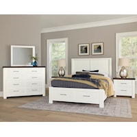 Transitional Rustic 5-Piece Queen Storage Bedroom Set