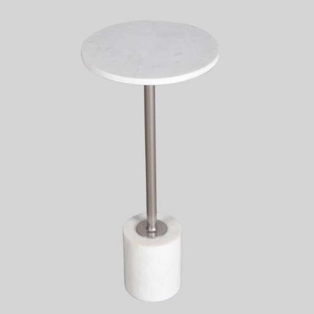PH Crossings Monaco Accent Table (Made of Iron & Marble)