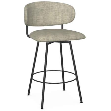 Upholstered Counter Height Swivel Stool