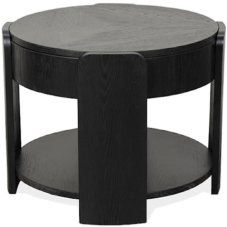 Contemporary Lift Top Coffee Table with Removable Casters