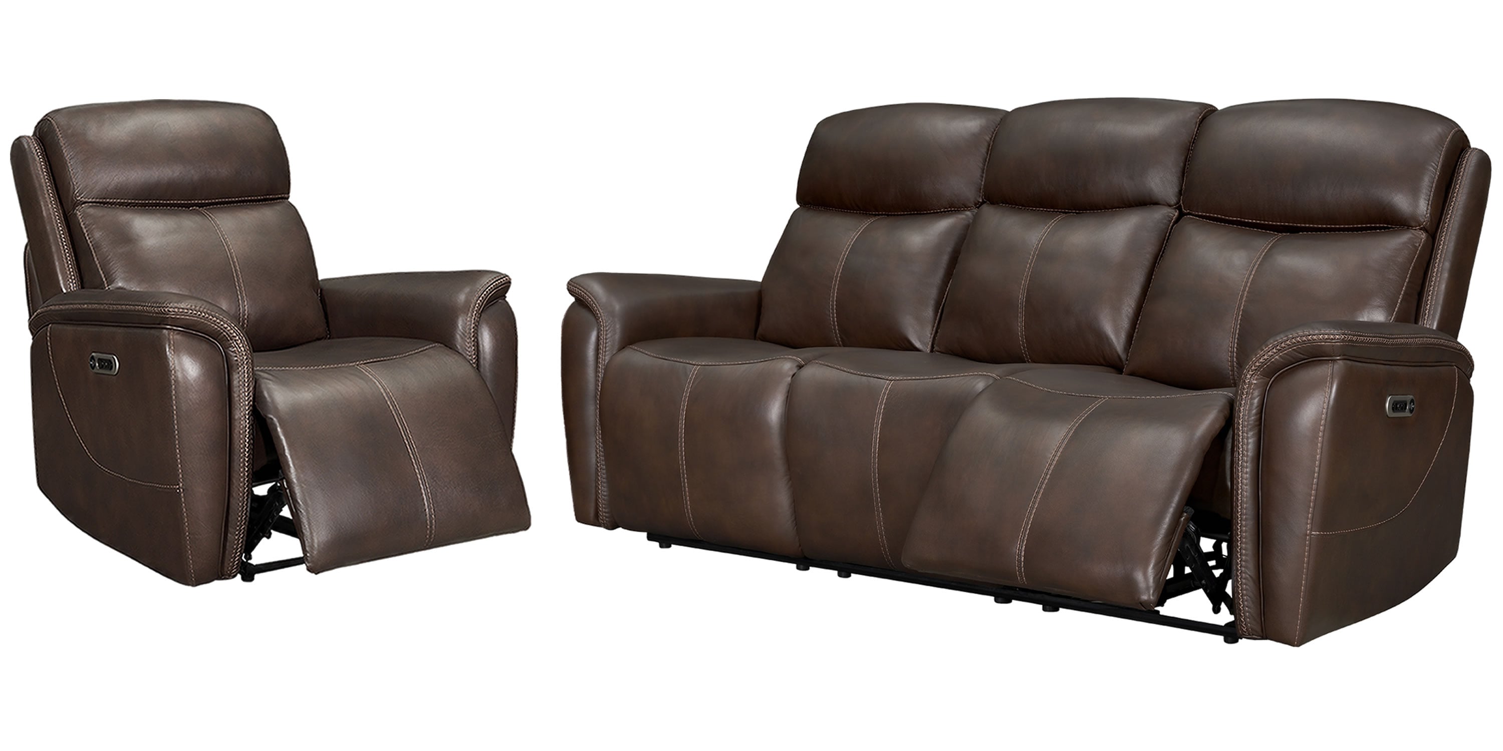 Parker Living Cascade Power Reclining Sofa and Recliner Set