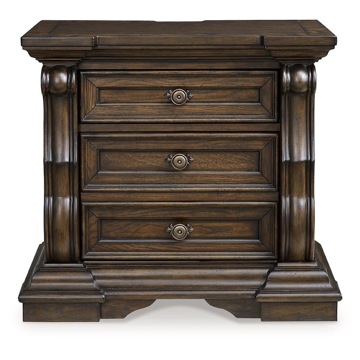 StyleLine Maylee 3-Drawer Nightstand