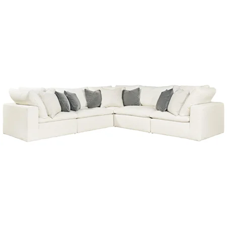 Palmer 5-Piece Sectional with Memory Foam Frame