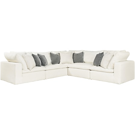 Palmer 5-Piece Sectional with Memory Foam Frame