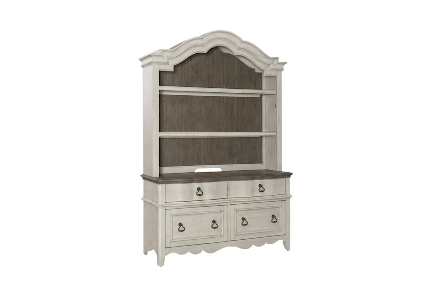 Chesapeake Credenza and Hutch by Liberty Furniture at VanDrie Home Furnishings