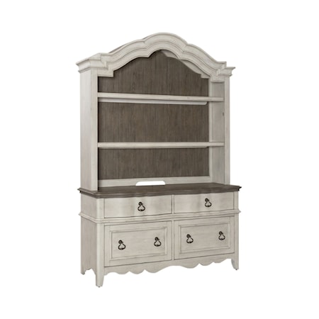 3-Piece Desk &amp; Hutch Set