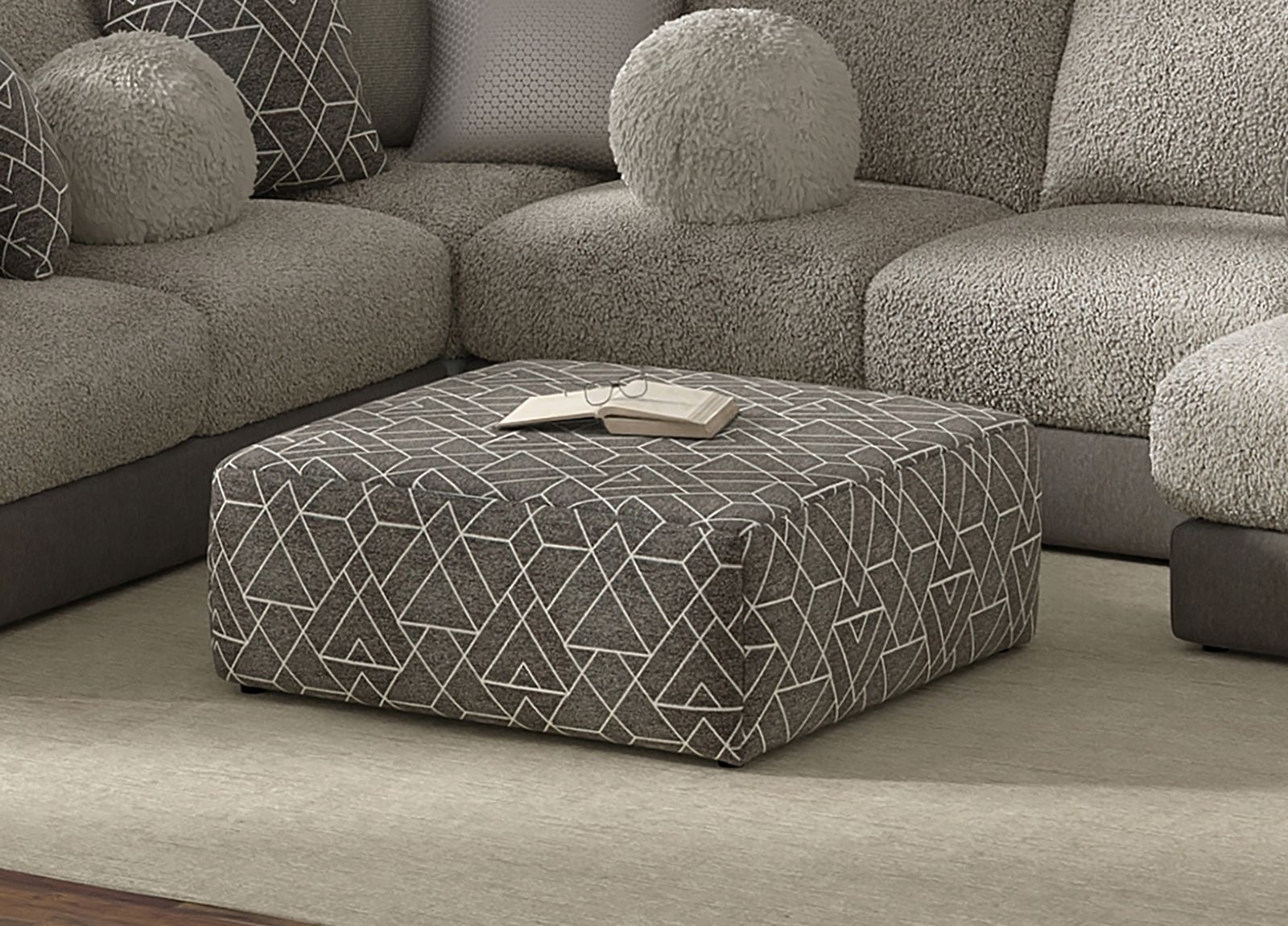 Jackson Furniture Canyon Square Cocktail Ottoman