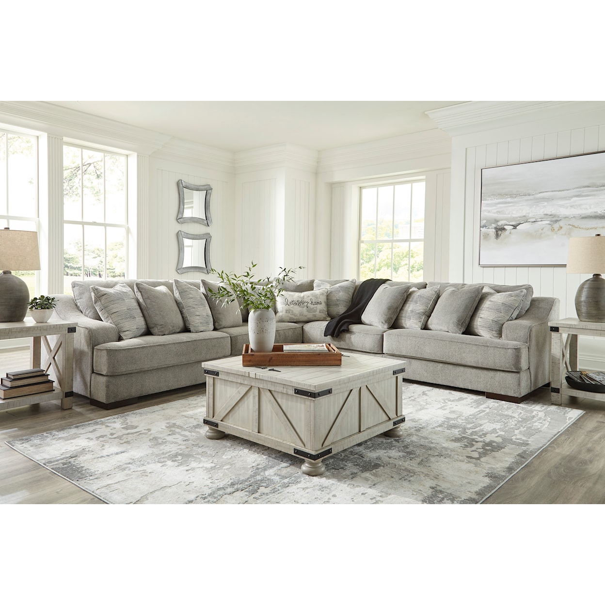 Ashley Furniture Signature Design Bayless 3-Piece Sectional Sofa