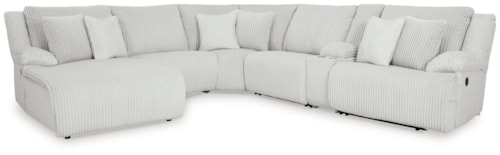 6-Piece Reclining Sectional With Chaise