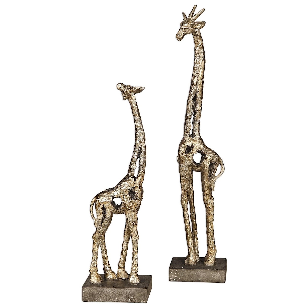 Uttermost Accessories - Statues and Figurines Masai Giraffe Figurines, S/2