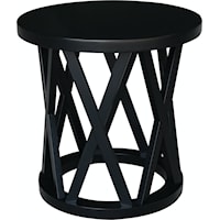 Contemporary Round End Table