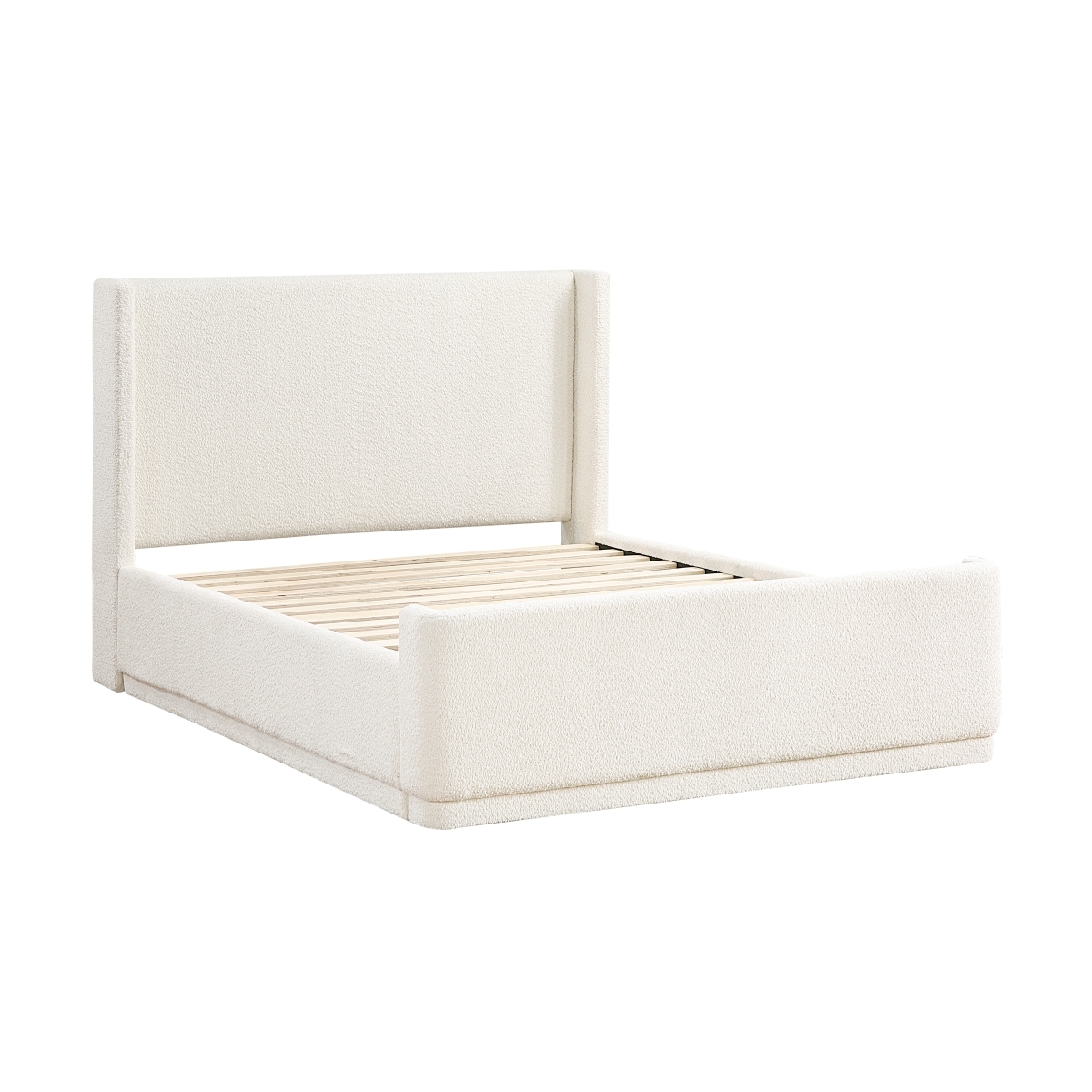 Queen Wingback Bed
