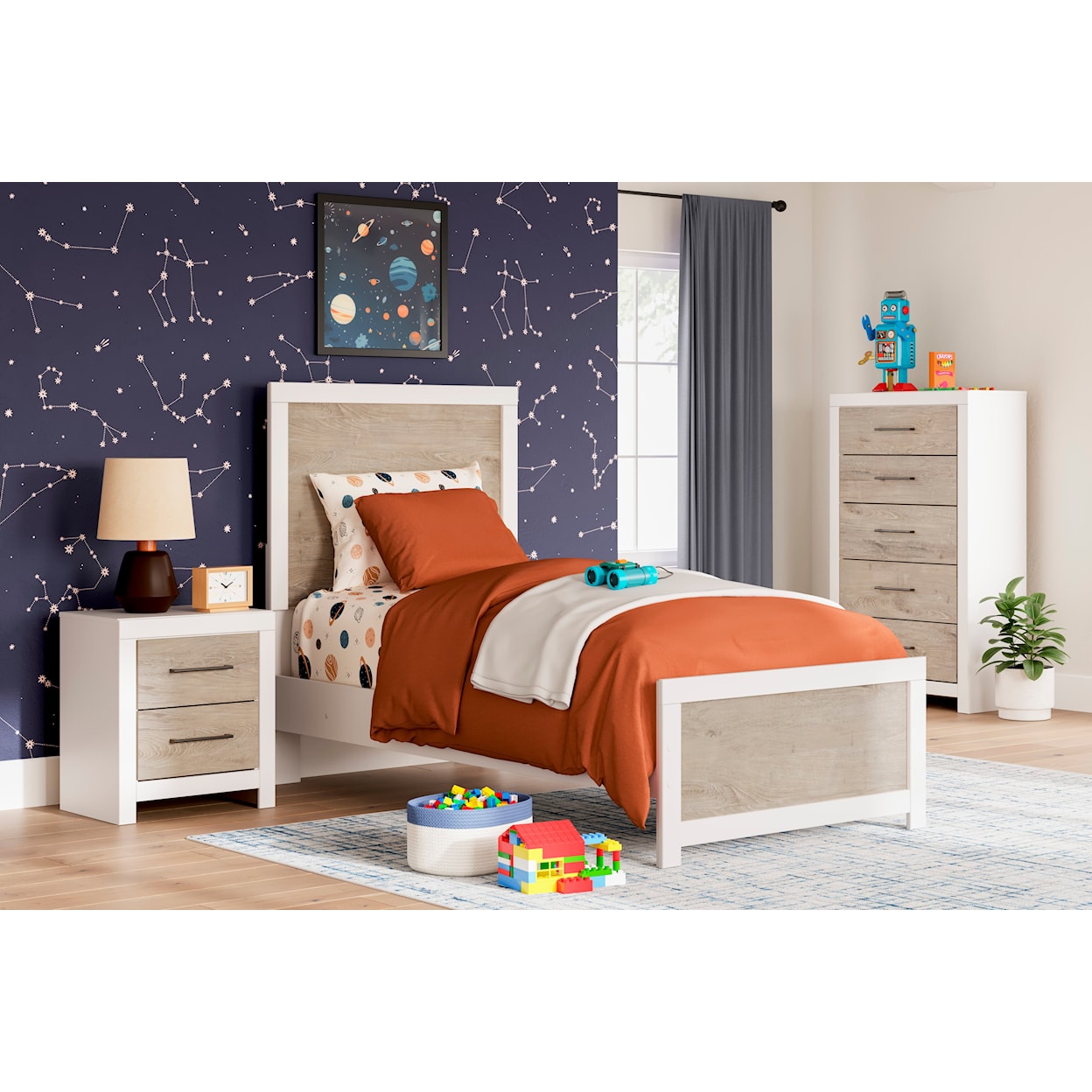 Ashley Furniture Signature Design Charbitt Twin Bedroom Set