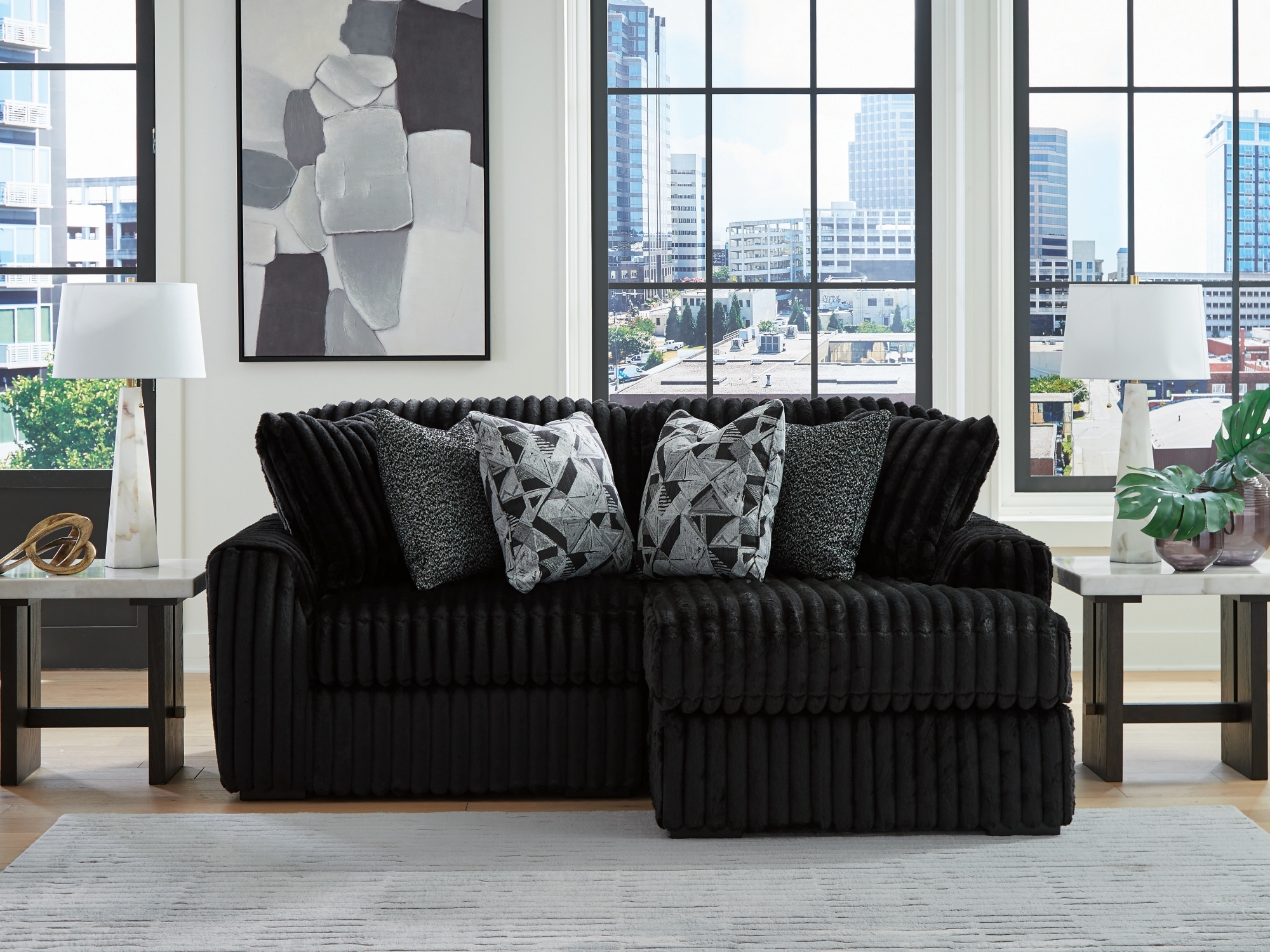 2-Piece Sectional With Chaise