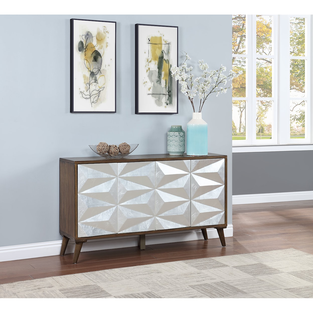 Coast2Coast Home Coast to Coast Imports Four Door Credenza