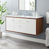 Modway Transmit 48" Wall-Mount Bathroom Vanity