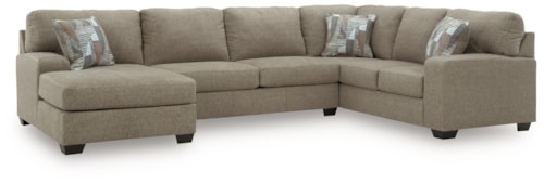 3-Piece Sectional With Chaise