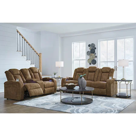 Contemporary 2-Piece Living Room Set