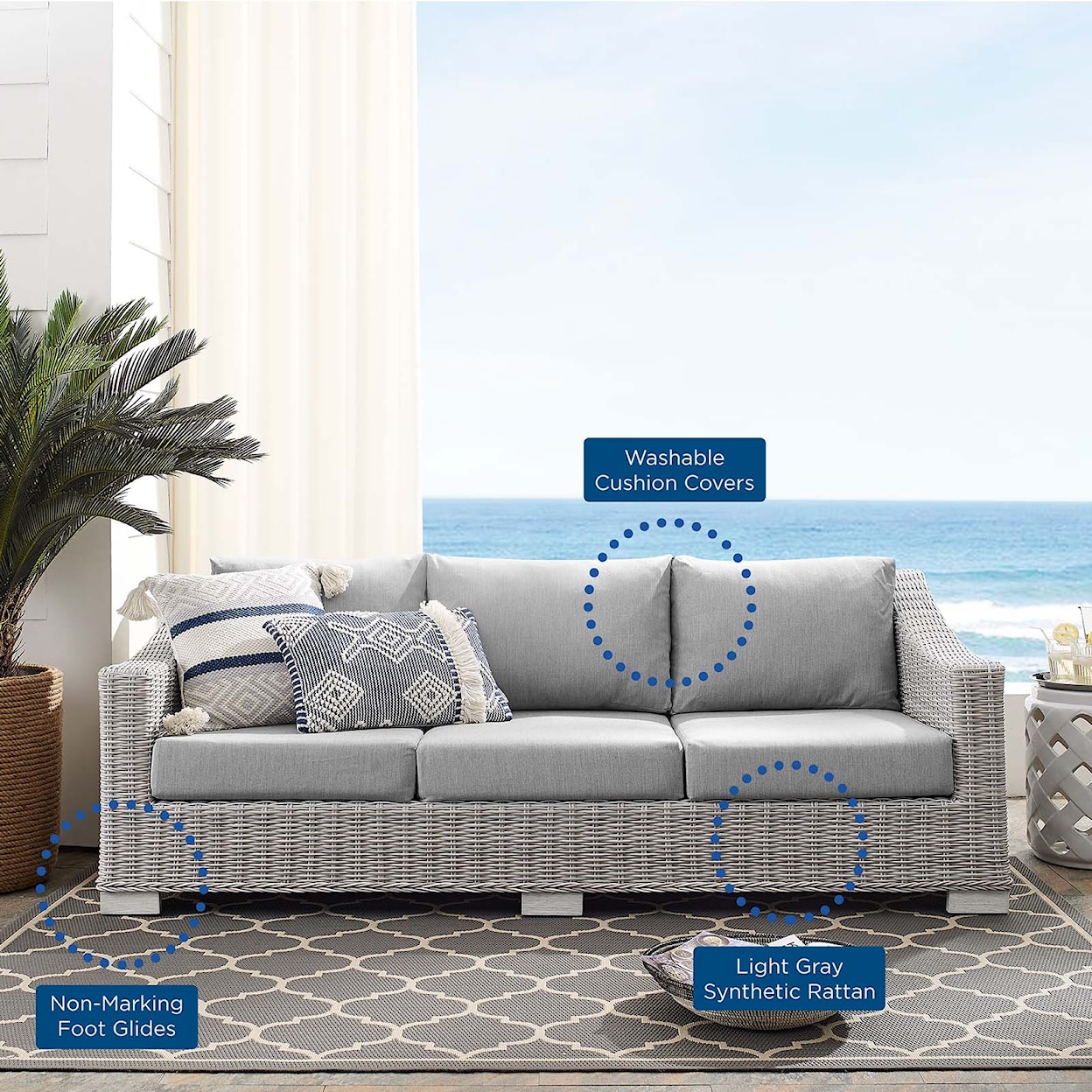 Modway Conway Outdoor Sofa