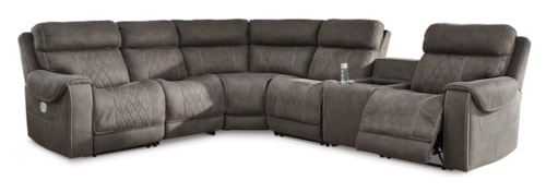 Contemporary 6-Piece Power Reclining Sectional Sofa