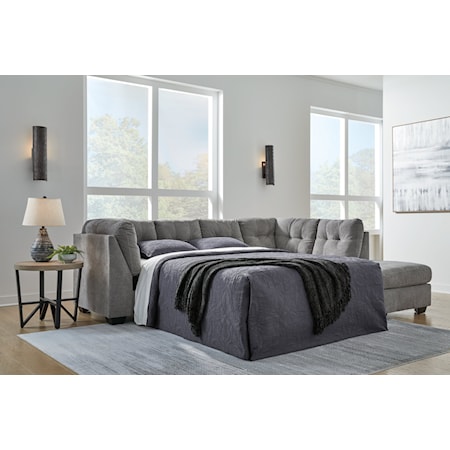 2-Piece Sleeper Sectional with Chaise