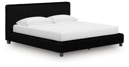 California King Upholstered Bed