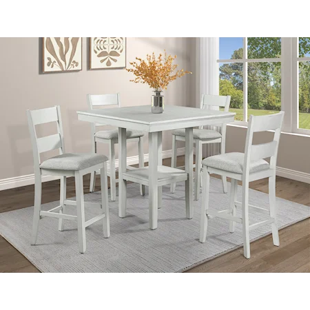 5-Piece Counter Height Dining Set