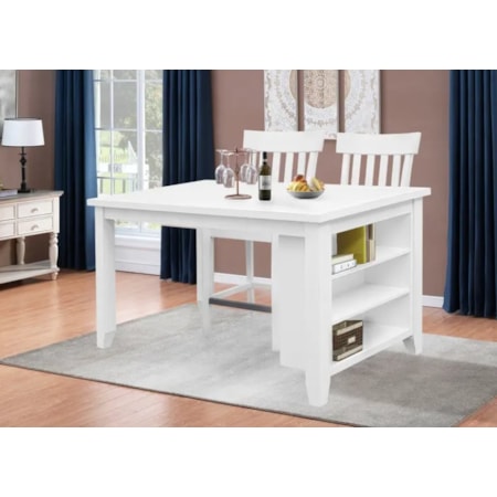 Counter Height Table with Storage