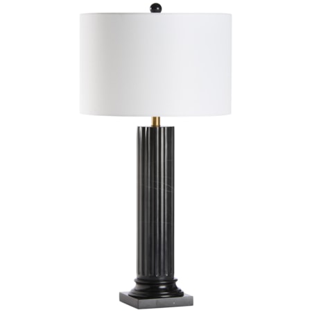 Fluted Marble Lamp