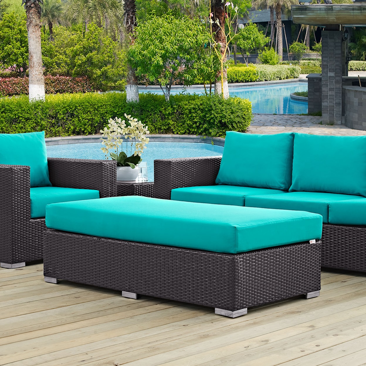 Modway Convene Outdoor Ottoman