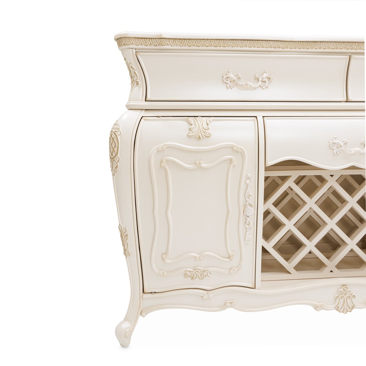 Michael Amini Lavelle Classic Pearl 3-Drawer Sideboard