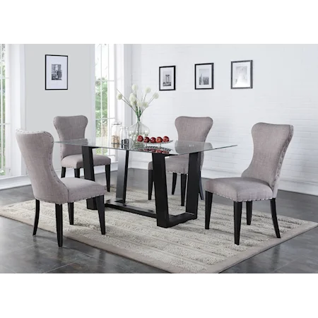 Contemporary 5-Piece Dining Set