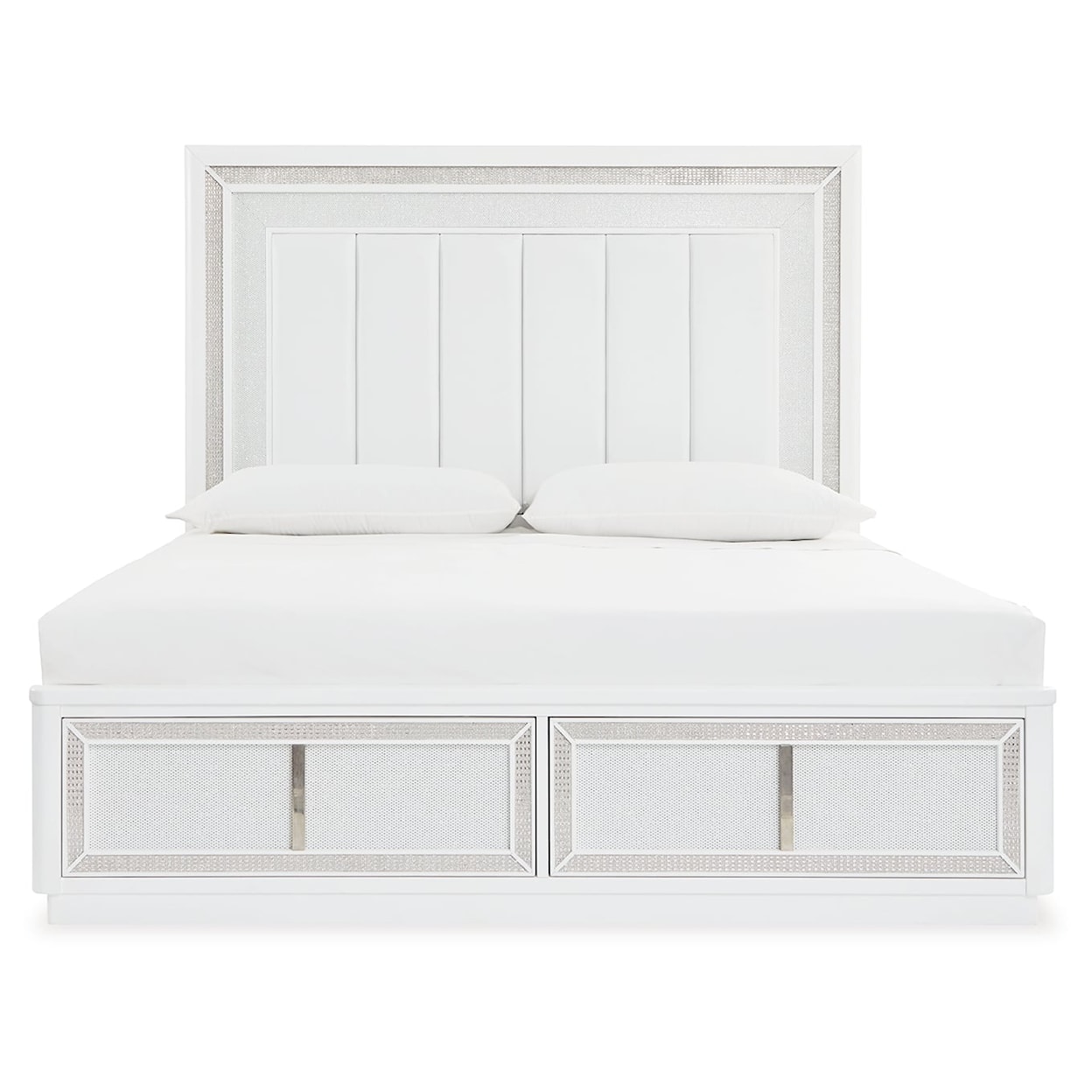 Signature Design Chalanna Queen Upholstered Storage Bed